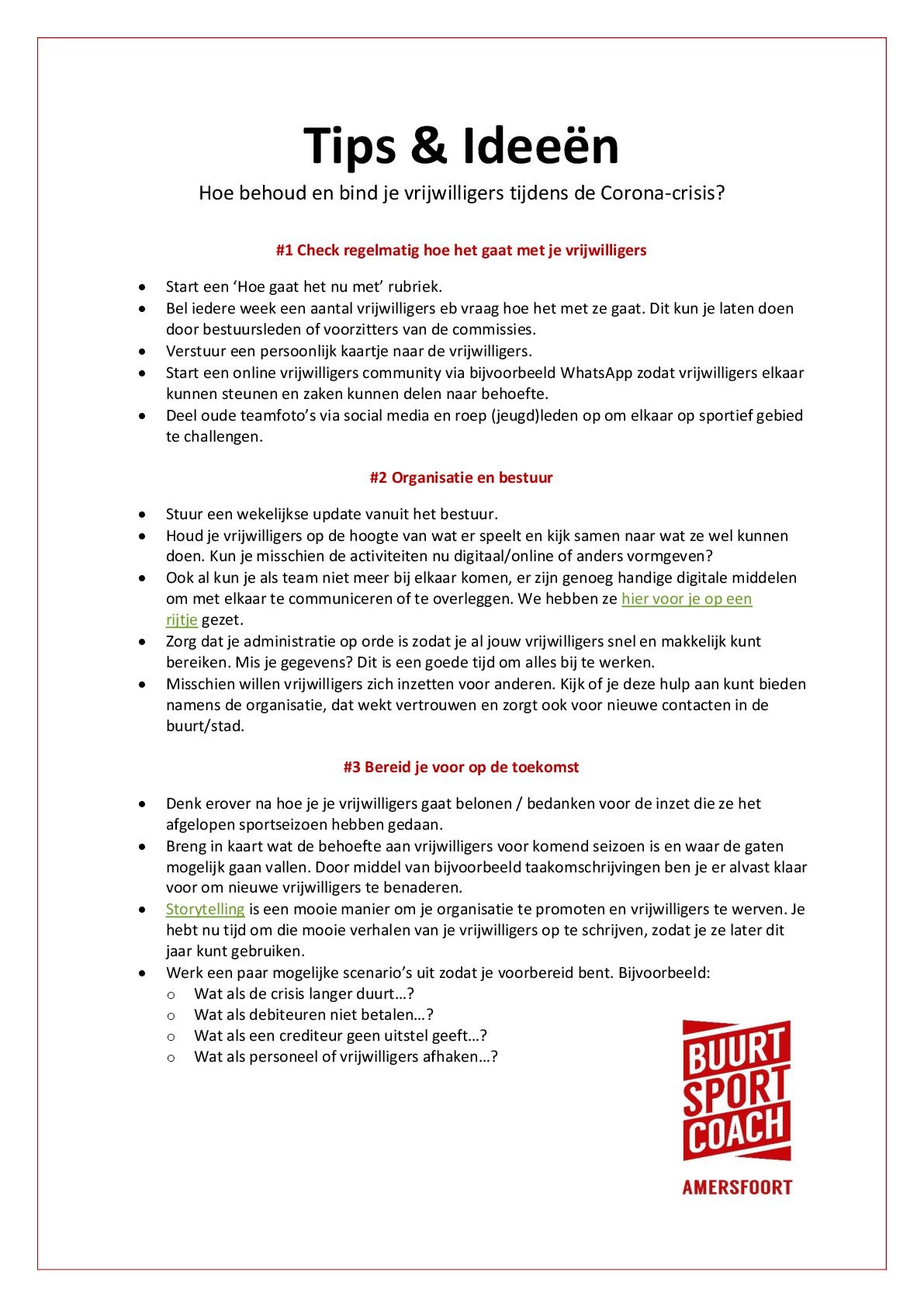 Hoe behoud en bind je vrijwilligers tijdens de Corona-crisis?